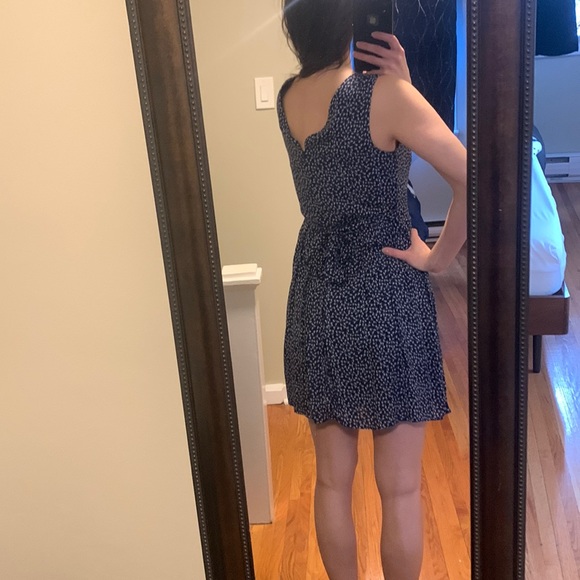 Never Worn/Perfect Condition Sm Wardrobe dress - Navy with pink/white design - Picture 2 of 7